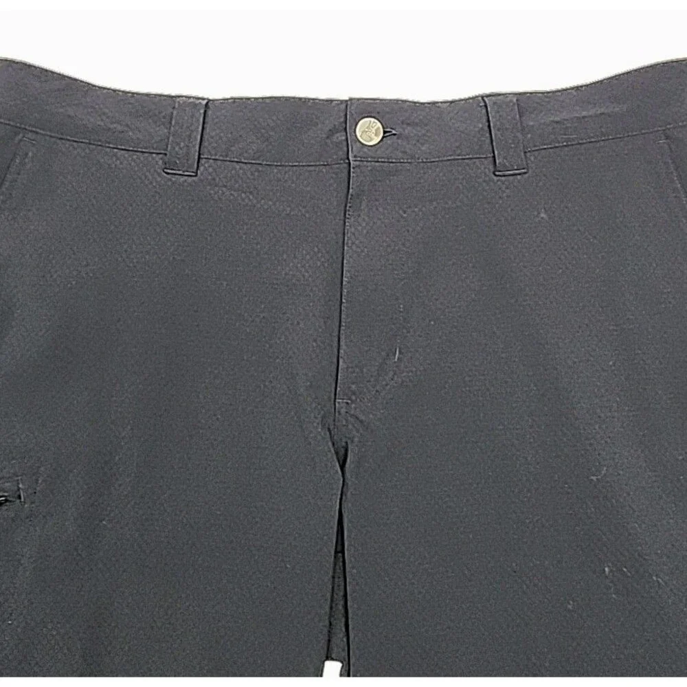 Columbia Shorts Men Sz 38 Black Textured 9.5